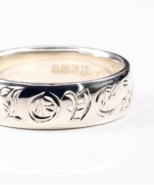 amp japan(アンプジャパン)の「GOD LOVE Hand Engraving RG / NSAJK-200(リング・メンズ・シルバー・16号)」の1枚目の写真