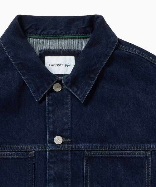 LACOSTE（ラコステ）の「デニムトラッカージャケット（デニムジャケット・メンズ・ブラック/インディゴブルー・46/50/52/48）」の13枚目の写真
