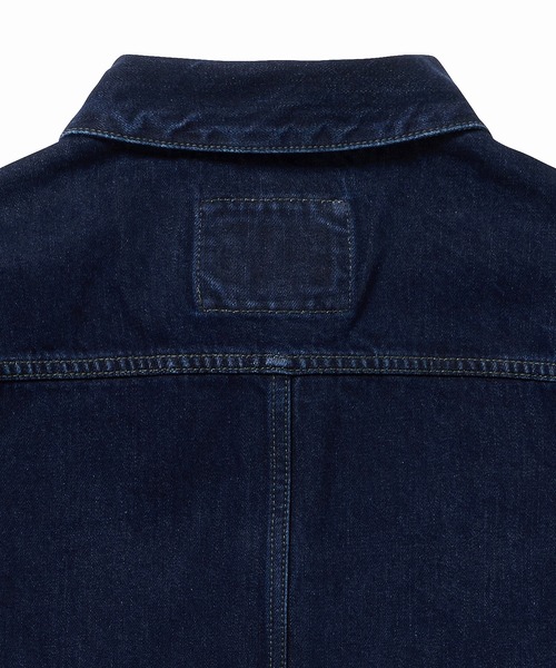 LACOSTE（ラコステ）の「デニムトラッカージャケット（デニムジャケット・メンズ・ブラック/インディゴブルー・46/50/52/48）」の12枚目の写真