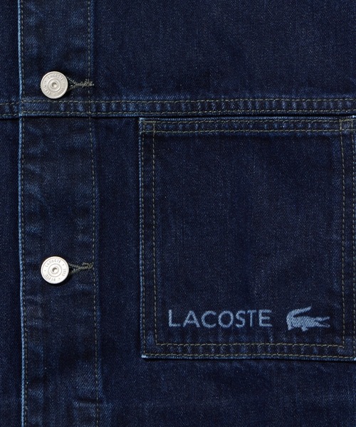 LACOSTE（ラコステ）の「デニムトラッカージャケット（デニムジャケット・メンズ・ブラック/インディゴブルー・46/50/52/48）」の11枚目の写真