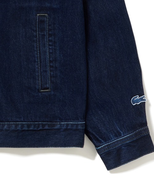 LACOSTE（ラコステ）の「デニムトラッカージャケット（デニムジャケット・メンズ・ブラック/インディゴブルー・46/50/52/48）」の10枚目の写真