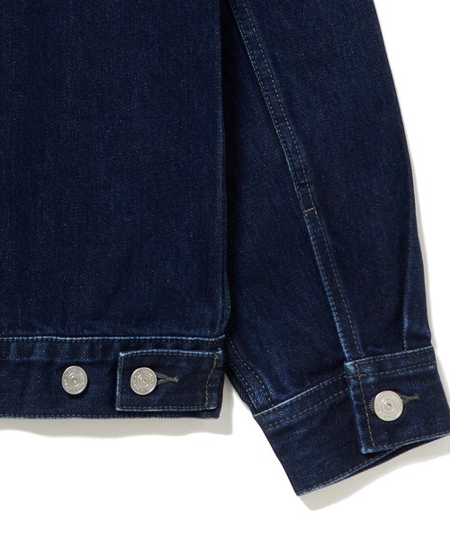 LACOSTE（ラコステ）の「デニムトラッカージャケット（デニムジャケット・メンズ・ブラック/インディゴブルー・46/50/52/48）」の9枚目の写真