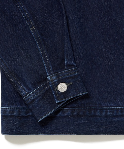 LACOSTE（ラコステ）の「デニムトラッカージャケット（デニムジャケット・メンズ・ブラック/インディゴブルー・46/50/52/48）」の8枚目の写真