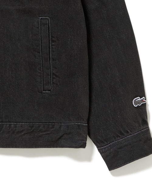 LACOSTE（ラコステ）の「デニムトラッカージャケット（デニムジャケット・メンズ・ブラック/インディゴブルー・46/50/52/48）」の18枚目の写真