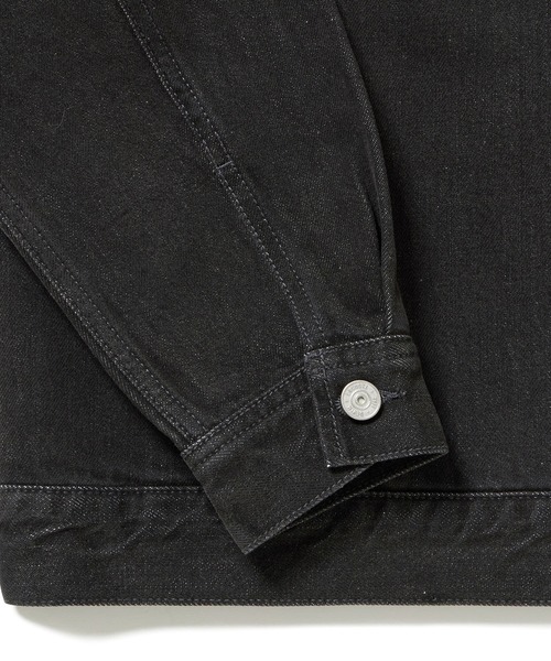 LACOSTE（ラコステ）の「デニムトラッカージャケット（デニムジャケット・メンズ・ブラック/インディゴブルー・46/50/52/48）」の16枚目の写真