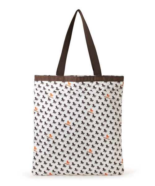 LeSportsac(レスポートサック)の「LARGE EMERALD TOTE ホースパレード(トートバッグ・レディース・ブラウン・FREE)」の6枚目の写真