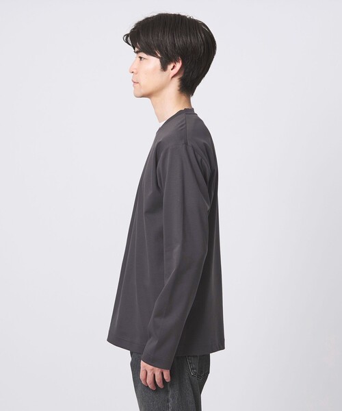 green label relaxing（グリーンレーベルリラクシング）の「オーガニック コットン ポンチ クルーネック Tシャツ（Tシャツ/カットソー・メンズ・ライトピンク/ホワイト/ライム/ダークグレー・XL/L/XXL/S/M）」の18枚目の写真