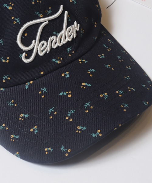 coca（coca）（コカ）の「フラワープリントロゴキャップ（キャップ・レディース・ネイビー・ONE SIZE）」の9枚目の写真