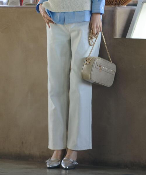 grove（グローブ）の「【選べる着丈】大人のためのストレートデニムパンツ（デニムパンツ・レディース・オフホワイト/ブルー系その他/ネイビー/ブルー・02/22/21/01/00/23/05/04/03）」の5枚目の写真