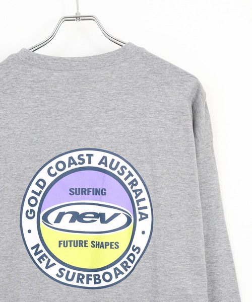 FUNALIVE(ファンアライブ)の「NEVSURF オーバーサイズ プリントロンT(Tシャツ/カットソー・メンズ・チャコール/ネイビー/ネイビー系/杢グレー/オフホワイト/ダークグリーン/ライトグレー系/ホワイト系その他・XL/L/M)」の5枚目の写真