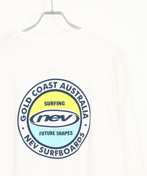 FUNALIVE(ファンアライブ)の「NEVSURF オーバーサイズ プリントロンT(Tシャツ/カットソー・メンズ・チャコール/ネイビー/ネイビー系/杢グレー/オフホワイト/ダークグリーン/ライトグレー系/ホワイト系その他・XL/L/M)」の1枚目の写真