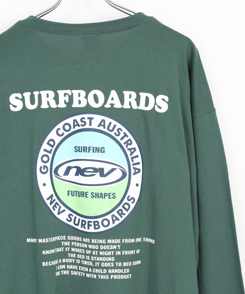FUNALIVE(ファンアライブ)の「NEVSURF オーバーサイズ プリントロンT(Tシャツ/カットソー・メンズ・チャコール/ネイビー/ネイビー系/杢グレー/オフホワイト/ダークグリーン/ライトグレー系/ホワイト系その他・XL/L/M)」の6枚目の写真