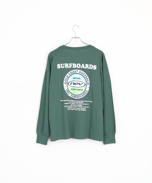 FUNALIVE(ファンアライブ)の「NEVSURF オーバーサイズ プリントロンT(Tシャツ/カットソー・メンズ・チャコール/ネイビー/ネイビー系/杢グレー/オフホワイト/ダークグリーン/ライトグレー系/ホワイト系その他・XL/L/M)」の21枚目の写真