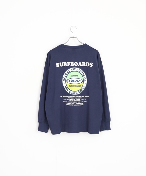 FUNALIVE(ファンアライブ)の「NEVSURF オーバーサイズ プリントロンT(Tシャツ/カットソー・メンズ・チャコール/ネイビー/ネイビー系/杢グレー/オフホワイト/ダークグリーン/ライトグレー系/ホワイト系その他・XL/L/M)」の11枚目の写真