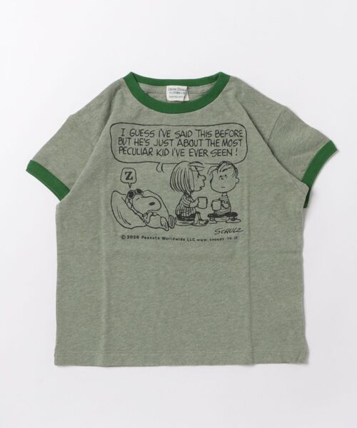 DENIM DUNGAREE(デニムダンガリー)の「SNOOPY EVER SEEN Tee(Tシャツ/カットソー・キッズ・グリーン・145/135)」の2枚目の写真