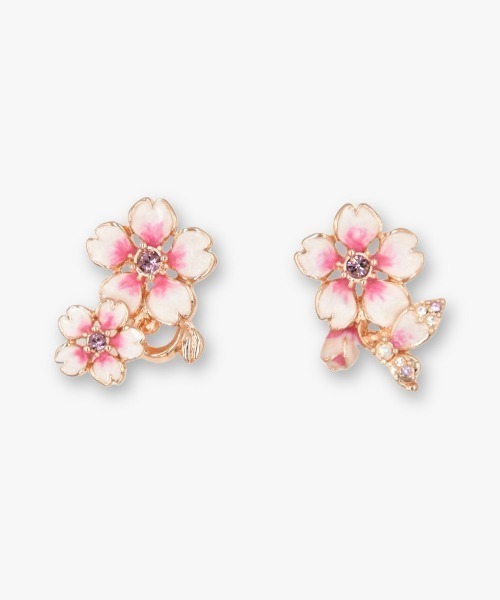 ANNA SUI(アナスイ)の「桜モチーフ ピアス(ピアス(両耳用)・レディース・ピンク・ONE SIZE)」の2枚目の写真