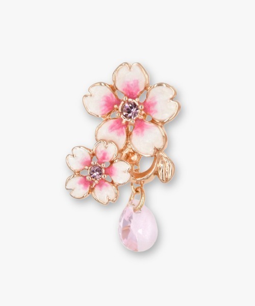 ANNA SUI(アナスイ)の「桜モチーフ ピアス(ピアス(両耳用)・レディース・ピンク・ONE SIZE)」の3枚目の写真