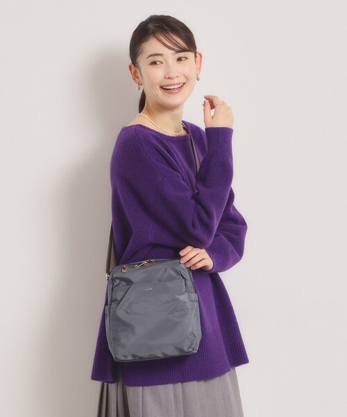 ITS'DEMO（イッツデモ）の「【収納アドバイザー監修】バルーンミニショルダー（ショルダーバッグ・レディース・グレー/ベージュ/ブラック/グリーン系・00）」の5枚目の写真