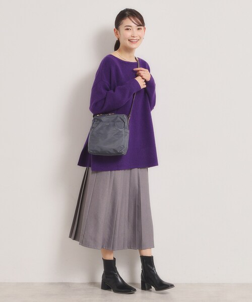 ITS'DEMO（イッツデモ）の「【収納アドバイザー監修】バルーンミニショルダー（ショルダーバッグ・レディース・グレー/ベージュ/ブラック/グリーン系・00）」の6枚目の写真