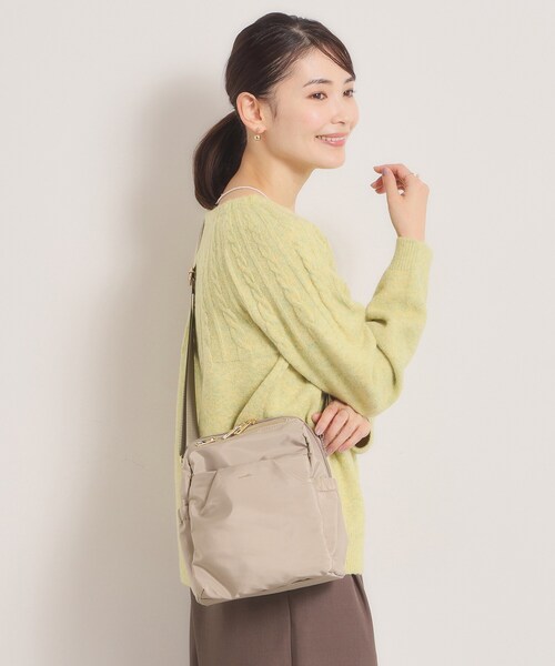 ITS'DEMO（イッツデモ）の「【収納アドバイザー監修】バルーンミニショルダー（ショルダーバッグ・レディース・グレー/ベージュ/ブラック/グリーン系・00）」の9枚目の写真