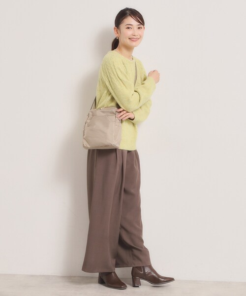 ITS'DEMO（イッツデモ）の「【収納アドバイザー監修】バルーンミニショルダー（ショルダーバッグ・レディース・グレー/ベージュ/ブラック/グリーン系・00）」の10枚目の写真