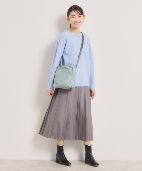 ITS'DEMO（イッツデモ）の「【収納アドバイザー監修】バルーンミニショルダー（ショルダーバッグ・レディース・グレー/ベージュ/ブラック/グリーン系・00）」の12枚目の写真