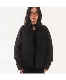 FANYOUNG（ファンヤング）の「アンバランスシャツ ブラック（シャツ/ブラウス）」