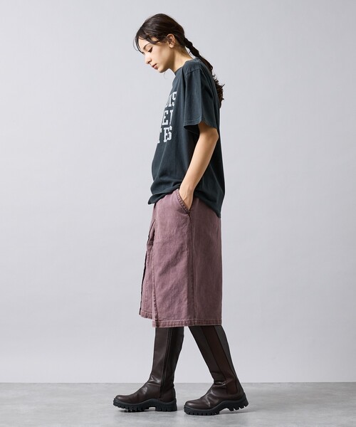 REMI RELIEF(レミレリーフ)の「【REMI RELIEF / レミ レリーフ】 ILLINOIS / 3段プリント/HARD SP加工 20/天竺 レギュラーTシャツ RN30389137/ユニセックス(Tシャツ/カットソー・メンズ・ブラック/スモークピンク/ベージュ/オフホワイト・XL/L/M)」の16枚目の写真