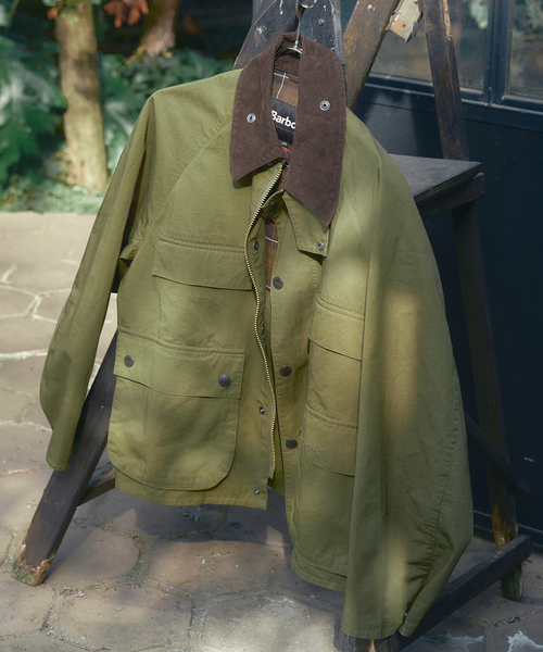 Barbour（バブアー）の「Barbour / バブアー 別注 クロップド オールド ビデール  “ツイル生地”（その他アウター・メンズ・サックスブルー/カーキ/アイボリー・40/38/36）」の3枚目の写真