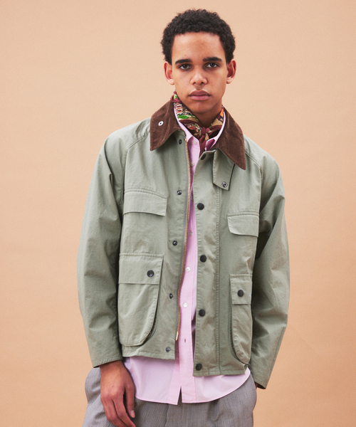 Barbour（バブアー）の「Barbour / バブアー 別注 クロップド オールド ビデール  “ツイル生地”（その他アウター・メンズ・サックスブルー/カーキ/アイボリー・40/38/36）」の8枚目の写真