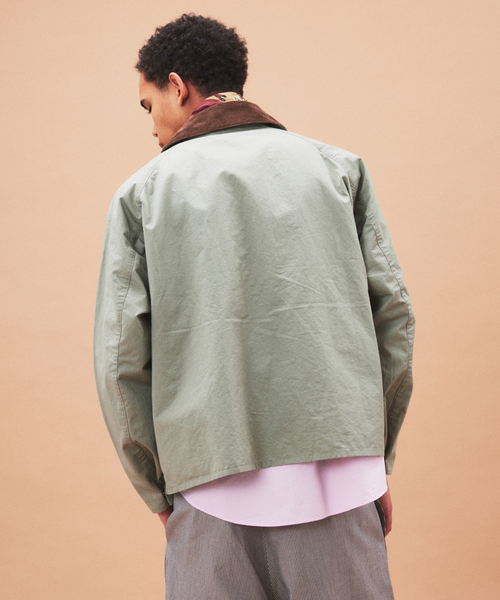 Barbour（バブアー）の「Barbour / バブアー 別注 クロップド オールド ビデール  “ツイル生地”（その他アウター・メンズ・サックスブルー/カーキ/アイボリー・40/38/36）」の10枚目の写真