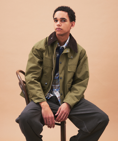 Barbour（バブアー）の「Barbour / バブアー 別注 クロップド オールド ビデール  “ツイル生地”（その他アウター・メンズ・サックスブルー/カーキ/アイボリー・40/38/36）」の12枚目の写真