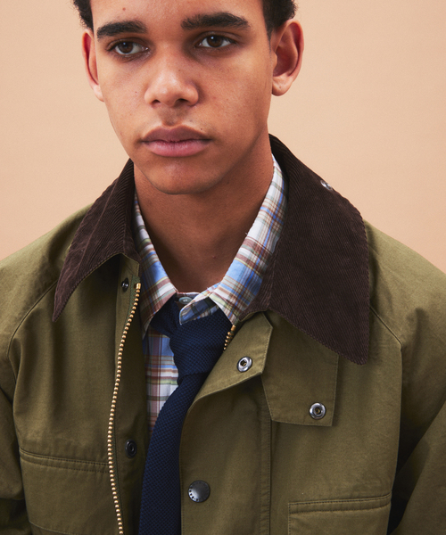 Barbour（バブアー）の「Barbour / バブアー 別注 クロップド オールド ビデール  “ツイル生地”（その他アウター・メンズ・サックスブルー/カーキ/アイボリー・40/38/36）」の13枚目の写真