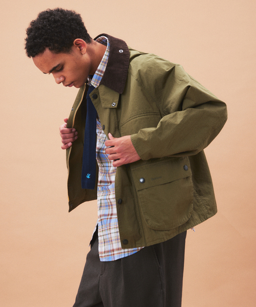 Barbour（バブアー）の「Barbour / バブアー 別注 クロップド オールド ビデール  “ツイル生地”（その他アウター・メンズ・サックスブルー/カーキ/アイボリー・40/38/36）」の20枚目の写真