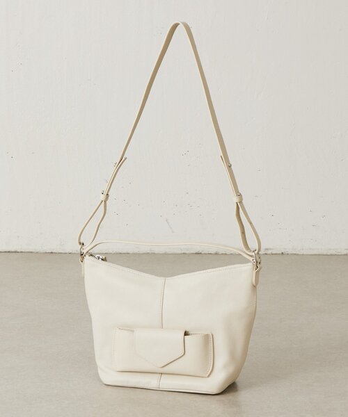 BEARDSLEY（ビアズリー）の「フロントポケットBag（トートバッグ・レディース・オフホワイト/ブラック・FREE）」の17枚目の写真