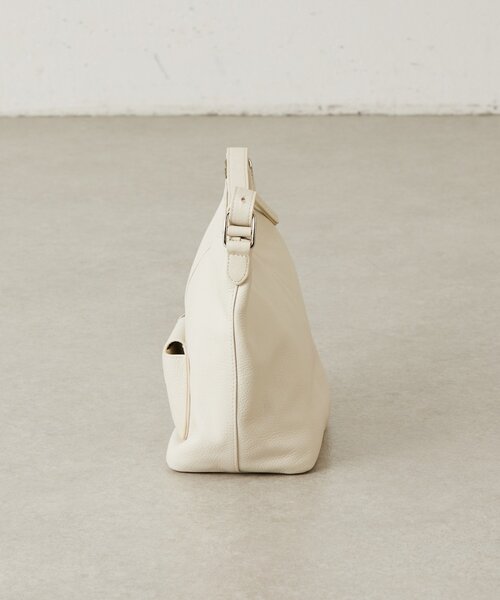 BEARDSLEY（ビアズリー）の「《本革》フロントポケットBag（トートバッグ・レディース・オフホワイト/ブラック・FREE）」の15枚目の写真