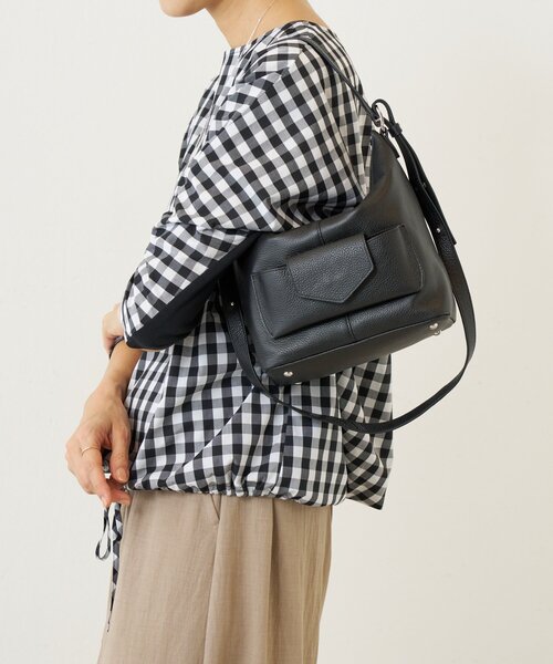 BEARDSLEY（ビアズリー）の「フロントポケットBag（トートバッグ・レディース・オフホワイト/ブラック・FREE）」の11枚目の写真