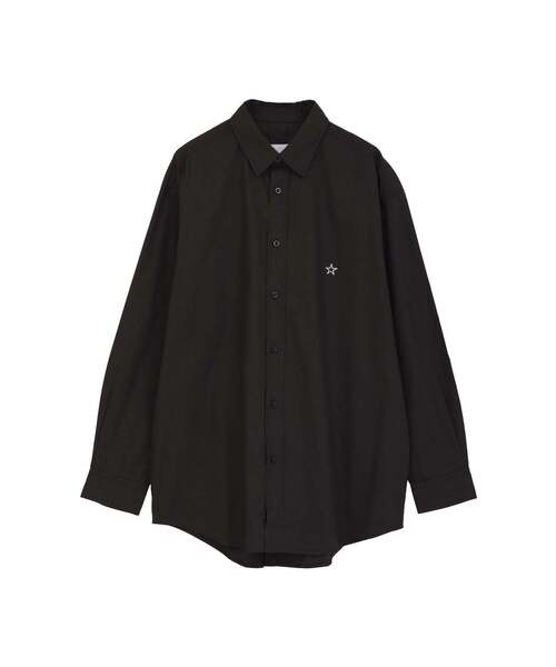 CONVERSE TOKYO（コンバーストウキョウ）の「STAR★ ONEPOINT OVERSIZED SHIRT（シャツ/ブラウス・レディース・ホワイト/ピンクベージュ/サックスブルー/ブラック/ミント・FREE）」の2枚目の写真