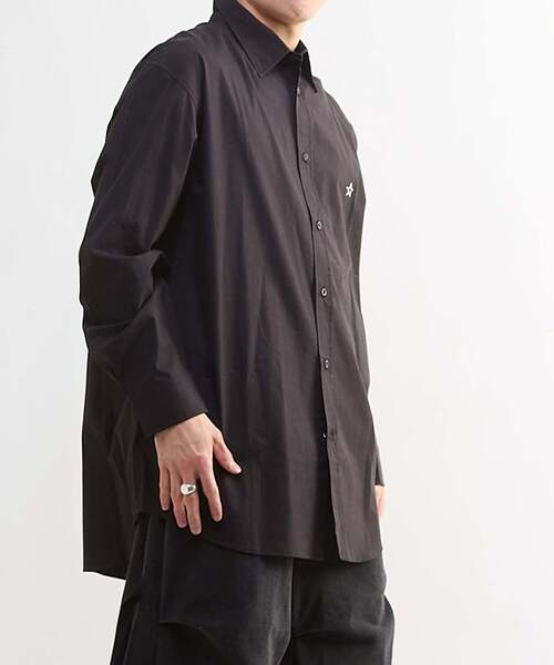 CONVERSE TOKYO（コンバーストウキョウ）の「STAR★ ONEPOINT OVERSIZED SHIRT（シャツ/ブラウス・レディース・ホワイト/ピンクベージュ/サックスブルー/ブラック/ミント・FREE）」の20枚目の写真