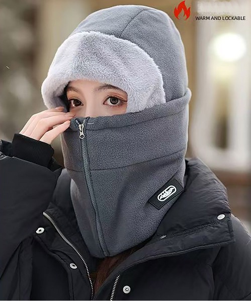 セール】防寒温かボア バラクラバ/帽子（ニットキャップ/ビーニー