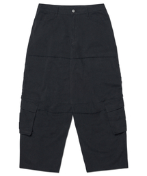 R.D WIDE CARGO PANTS - BLACK