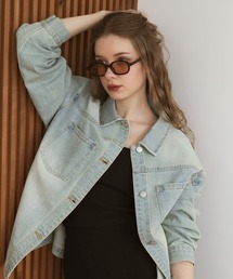 Mili affinity（ミリアフィニティー）の「ヴィンテージオーバーサイズデニムシャツジャケット（デニムジャケット）」