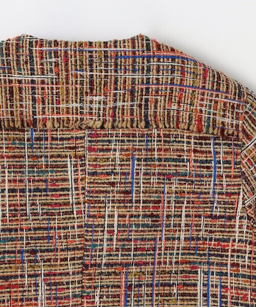 マルチツイード フリンジショートジャケット（ダウンジャケット/コート