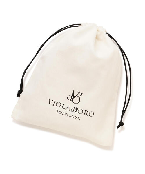 VIOLAd'ORO（ヴィオラドーロ）の「VIOLAd’ORO (ヴィオラドーロ) バッグチャーム BIANCA / V-5082（キーケース/キーアクセサリー・レディース・ブラウン/グレー・F）」の8枚目の写真