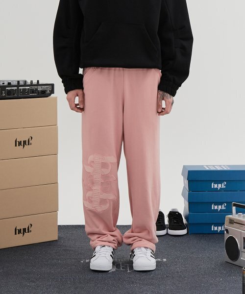 HYUP BY HYUF(ヒュプ・バイ・ヒュプ)の「サイドポケットジョガー-ピンク(スウェットパンツ・メンズ・その他・ONE SIZE)」の1枚目の写真