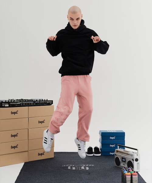 HYUP BY HYUF(ヒュプ・バイ・ヒュプ)の「サイドポケットジョガー-ピンク(スウェットパンツ・メンズ・その他・ONE SIZE)」の4枚目の写真