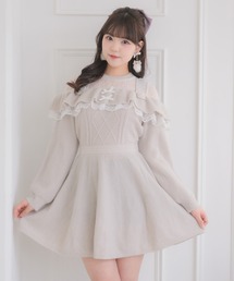 ROJITA | ケーブルラメニットワンピース(ワンピース)