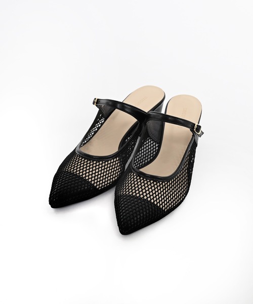 Narcissus（ナルシス）の「メッシュミュール（サンダル・レディース・ブラック/グリーン・L/M/XL）」の5枚目の写真