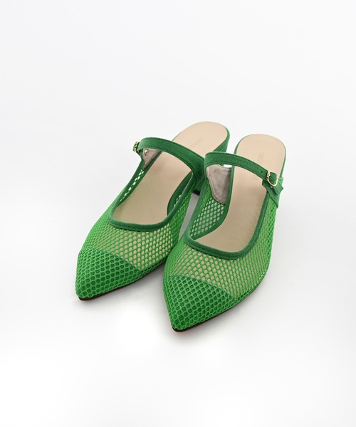 Narcissus（ナルシス）の「メッシュミュール（サンダル・レディース・ブラック/グリーン・L/M/XL）」の7枚目の写真