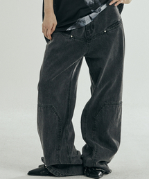 VONVAT（ヴォンバト）の「ディペンドカーペンタージーンズ（ブラック）（デニムパンツ）」